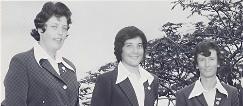 Miss Mary McKenna, Miss Tegwen Perkins, Miss Julia Greenhalgh